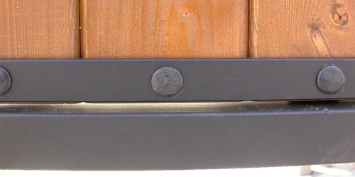 detail dřevěné výplně