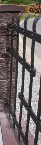 detail kovaného plotu