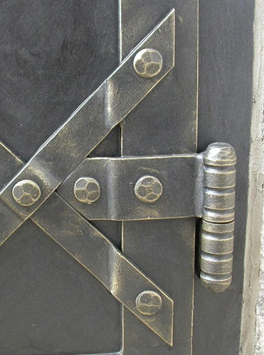 kované dveře - pant