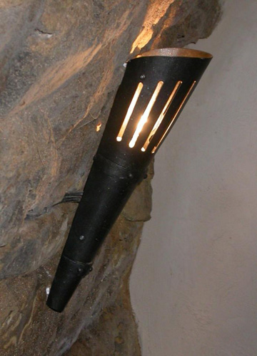 kované světlo - louč
